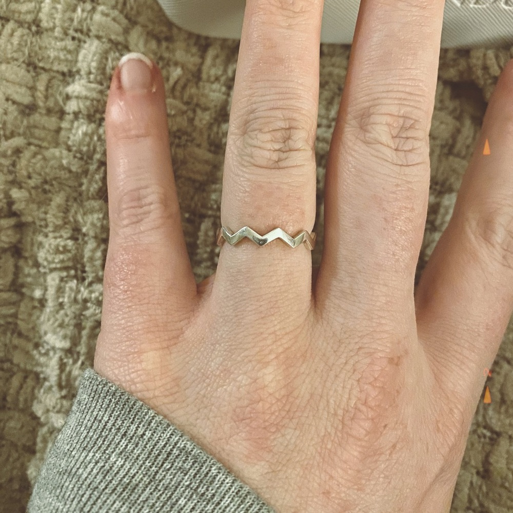 Pandora Shimmering ZigZag Ring 🌟